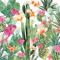 Servietten 33x33 cm - Cactus Fantasy