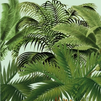 Servietten 33x33 cm - Palm Trees