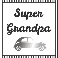Servietten 33x33 cm - Super Grandpa