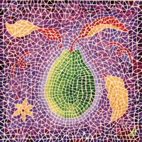 Servietten 33x33 cm - Mosaique Avocat