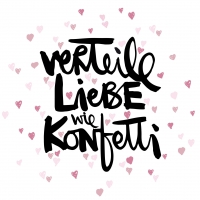 Servietten 33x33 cm - Wie Konfetti Servietten 33x33 cm - Wie Konfetti