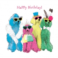 Servietten 33x33 cm - Poodlemania