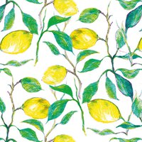 Servietten 33x33 cm - Beautiful Lemons