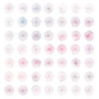 Servietten 33x33 cm - Minimal Flowers rosé