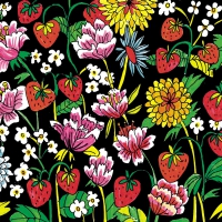 Servietten 33x33 cm - Garden Splash