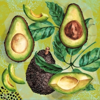 Servietten 33x33 cm - Avocado