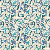 Servietten 33x33 cm - Fiorentina azzurra