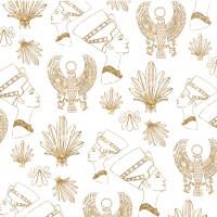 Servietten 33x33 cm - Gold of Egypt