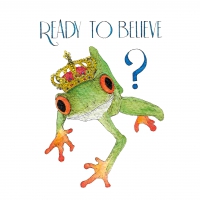 Servietten 33x33 cm - Ready to believe?