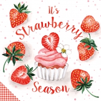Servietten 33x33 cm - Strawberry Season Servietten 33x33 cm - Strawberry Season