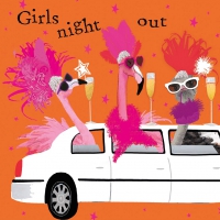 Servietten 33x33 cm - Girls night out