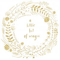 Servietten 33x33 cm - Magic white