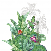 Servietten 33x33 cm - Tropicale 