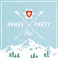 Servietten 33x33 cm - Apres Ski