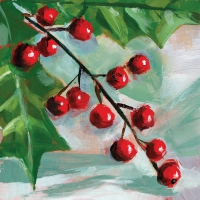 Servietten 33x33 cm - Holly Musée