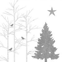 Servietten 33x33 cm - Mystic Tree