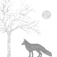 Servietten 33x33 cm - Mystic Fox