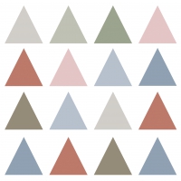 Servietten 33x33 cm - Pure Triangles Napkin 33x33