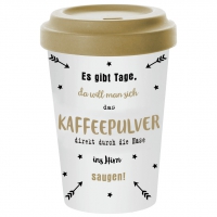 Bamboo mug To-Go - Kaffeepulver