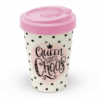 Bamboo mug To-Go - Queen of Chaos