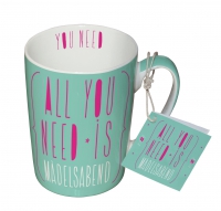 Porzellan-Tasse - All you need