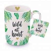 Porzellan-Tasse - Becher Wild at Heart