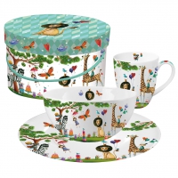 Breakfast Set - Animals Garden
