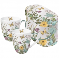 Porzellan-Henkelbecher -  Kensington Garden