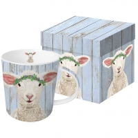 Porzellan-Henkelbecher - Maisie