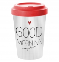 Bamboo mug To-Go - Good Morning Love