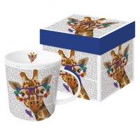 Porzellan-Henkelbecher - Lady Abigail