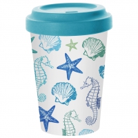 Bamboo mug To-Go - Aquarell Seaside