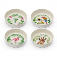 Bambus Schalen - Tropical Set of 4