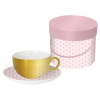 Reflecting Tasse - Ginza rosé real gold