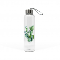 Glasflasche - Cactus