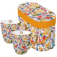 Porzellan-Henkelbecher - Fiorentina real gold