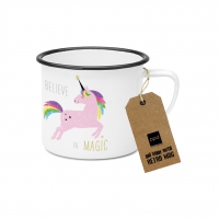 Metal Cup - Happy Metal Pink Unicorn