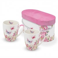 Porzellan-Henkelbecher - Happy Birthday Wishes