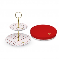 Etagere klein - Little Hearts real gold