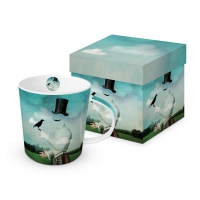 Porzellan-Henkelbecher - Magician