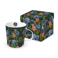 Porzellan-Henkelbecher - Midnight Madagaskar