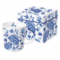 Porzellan-Henkelbecher - Princess Peony