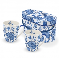 Porzellan-Henkelbecher - Princess Peony