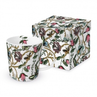 Porzellan-Henkelbecher - Bugs & Butterflies