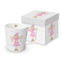 Porzellan-Henkelbecher - Lucy