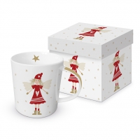 Porzellan-Henkelbecher - Lucy