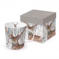 Porzellan-Henkelbecher - Charles