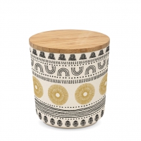 Bambus Storage - Storage Jar small Bamboo Ethno Style