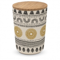 Bambus Storage - Storage Jar large Bamboo Ethno Style