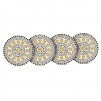 Bambus Teller - Bamboo Plates Ethno Style Set of 4